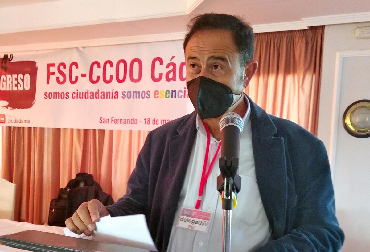 Miguel ngel Lpez Carmona, nuevo secretario general del sindicato provincial de FSC CCOO-Cdiz